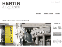 Tablet Screenshot of hertin.de